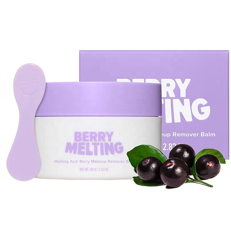 Best Selling Stable Quality Waterproof Blueberry Cleansing Balm Smoothing Makeup Remover Cleansing Balm