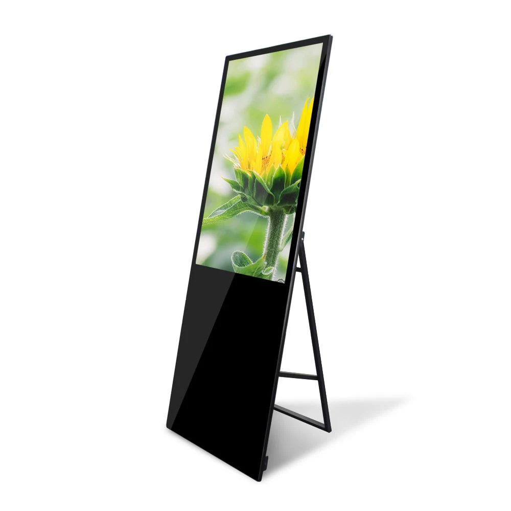 43 pulgadas de pantalla LCD de la publicidad móvil está ventana del Reproductor Digital Signage