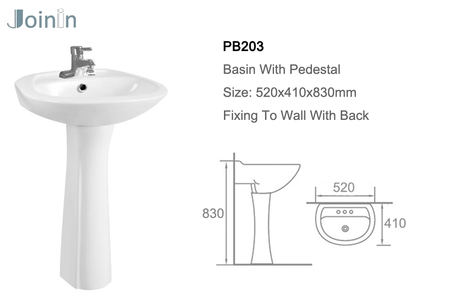 Wc independiente disipador de porcelana porcelana sanitaria de cerámica de cuarto de baño Lavabo pedestal