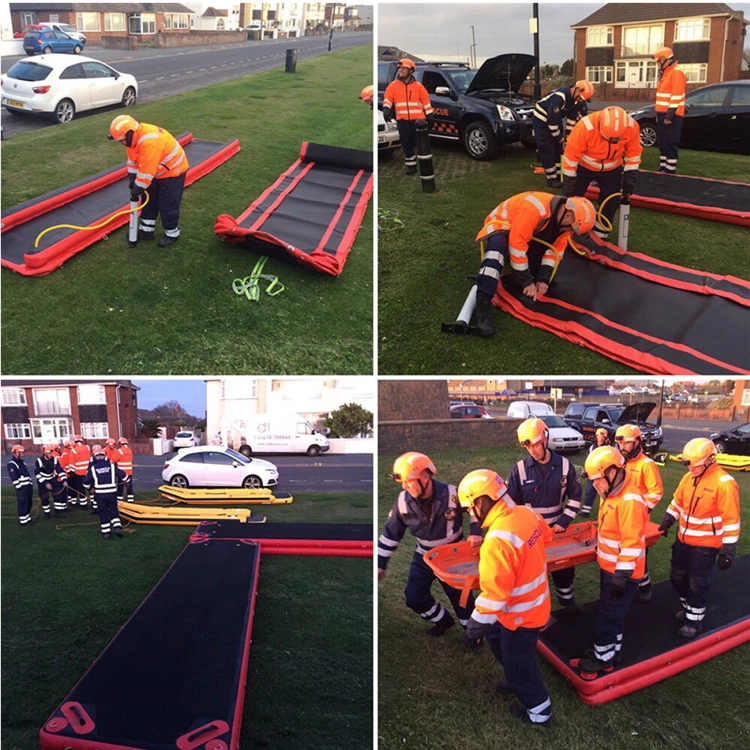 Inflatable Floating Dock Rescue Bridge Path Platform Walkway