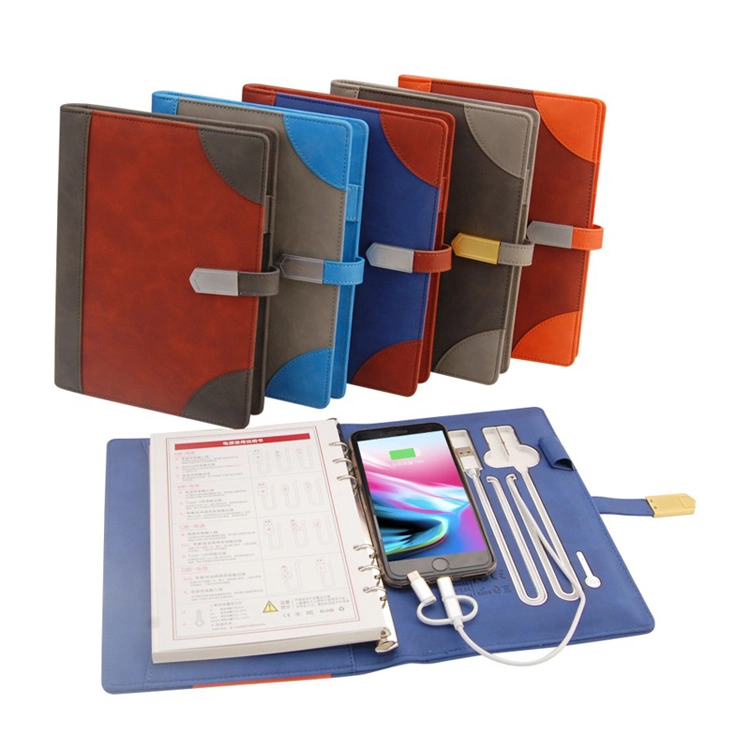 New Notebook with Wireless Power Bank and USB Flash Drive Notebook