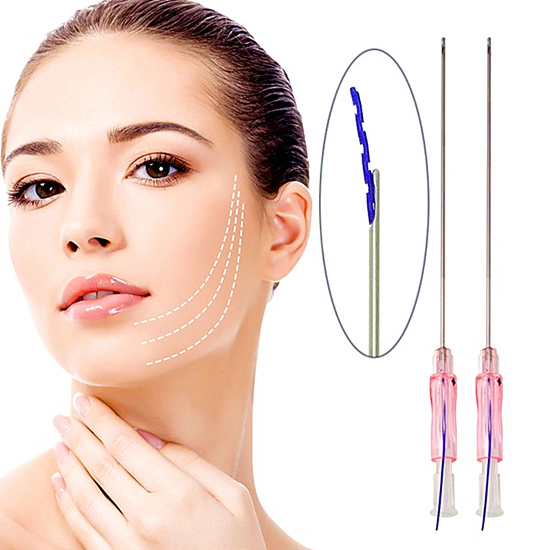 Cog 4D Sharp Needle 21g 60mm Anti-Aging Cog Thread Pdo Thread Lift for Facial Beauty