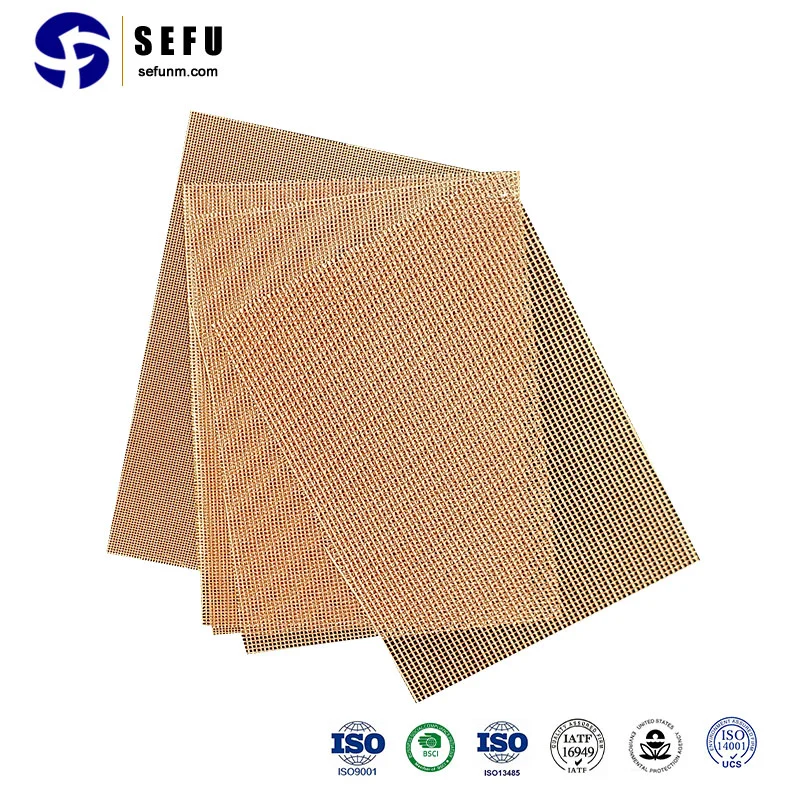 Sefu China Foundry Filters Manufacturing High Silica Fiberglass Mesh Filter Molten Iron Filtration Foundry Mesh Filter for Molten Aluminum Filtering