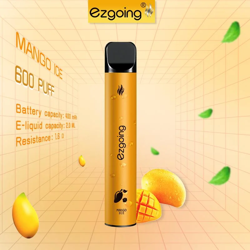 Großhandel/Lieferantspreis von Ezgoing 600 Puffs New Grap Ice Mehr Geschmacksrichtungen in 2023 Vape Pen Puff Bar Vape