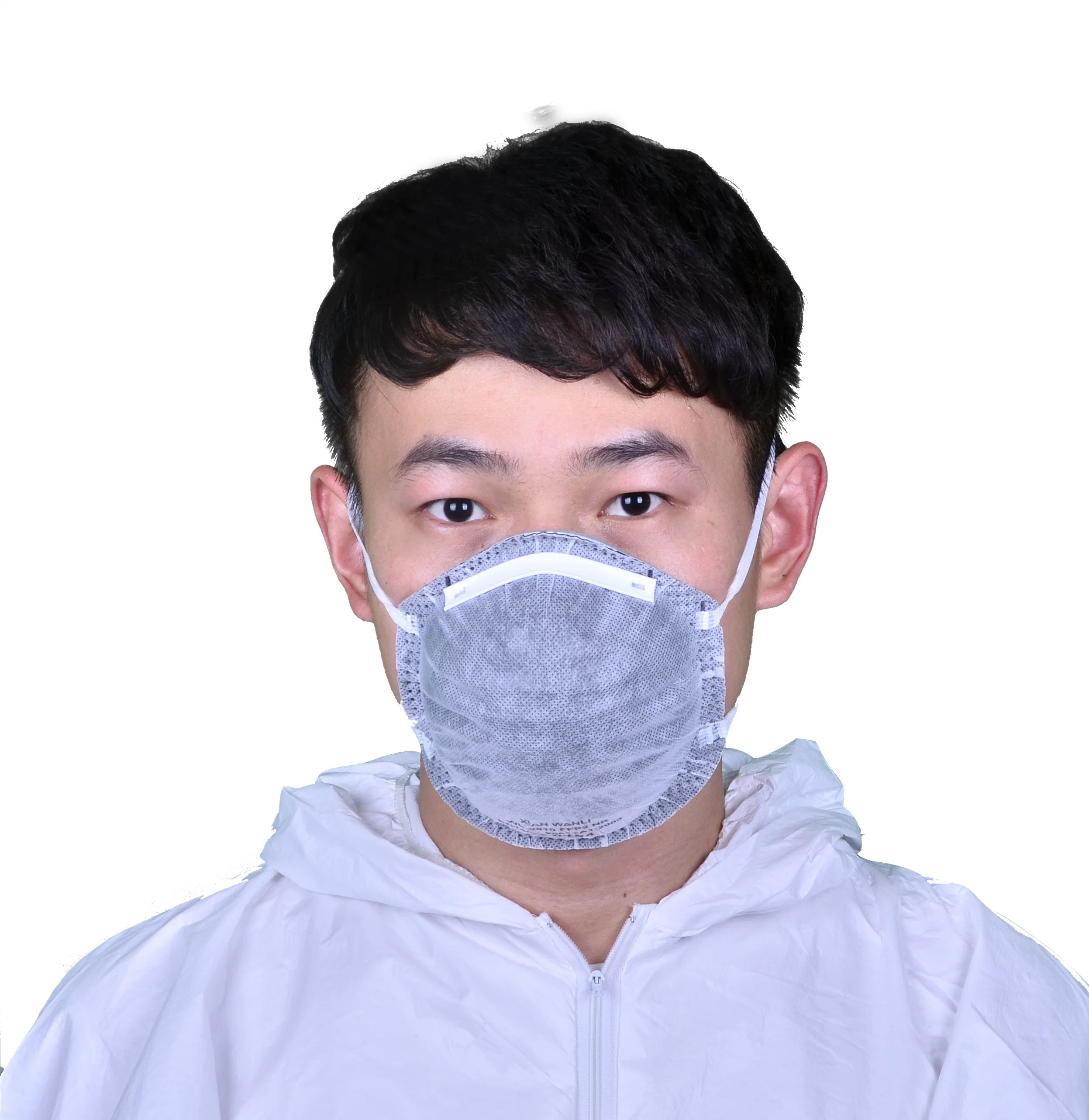 Head Strip Type Valved Dust FFP2 Mask with Carbon Dioxide