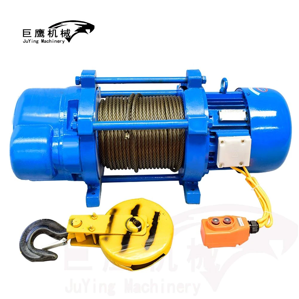 Three Phase380V-440V Single Phase 110V-220V 500kg, 1000kg, 1500kg Wireless Remote Control Kcd Type Electric Power Hoist Electric Engine Winch