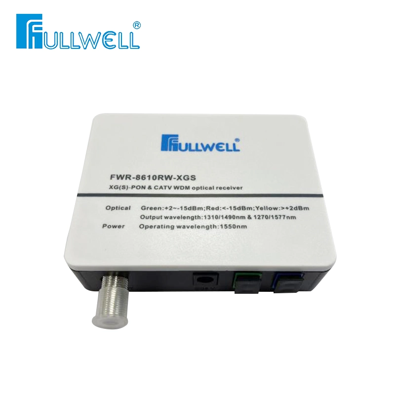 Fwr-8610RW-Xgs Wdm Optical Receiver Adopts High Isolation and Wdm Technology