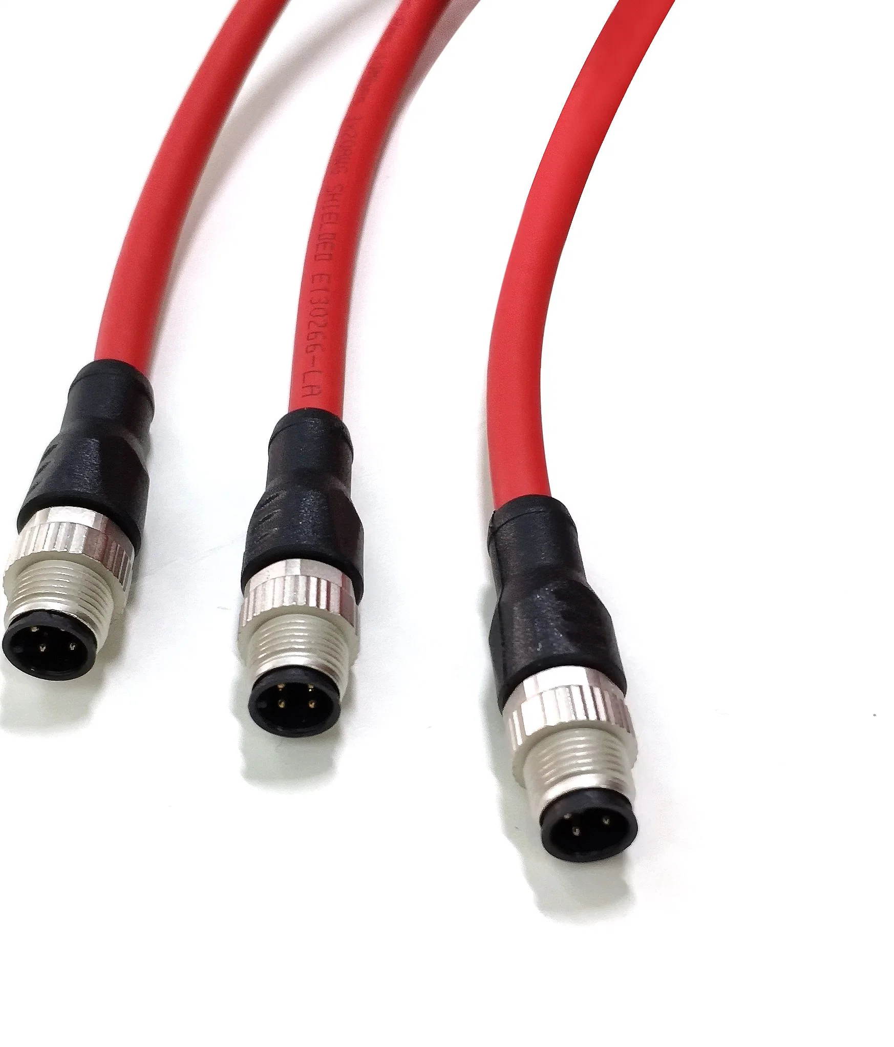 Fieldbus Cc-Link Shielded Acode M12 Plug Connectors with PVC Cable
