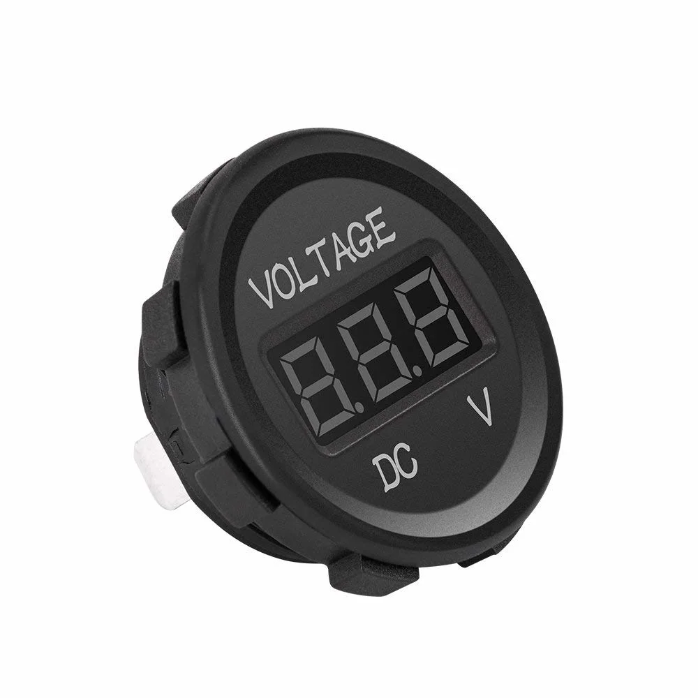 12V-24V LED-Digitalanzeige Voltmeter Spannungsprüfer für Autobus Bootsmotorrad