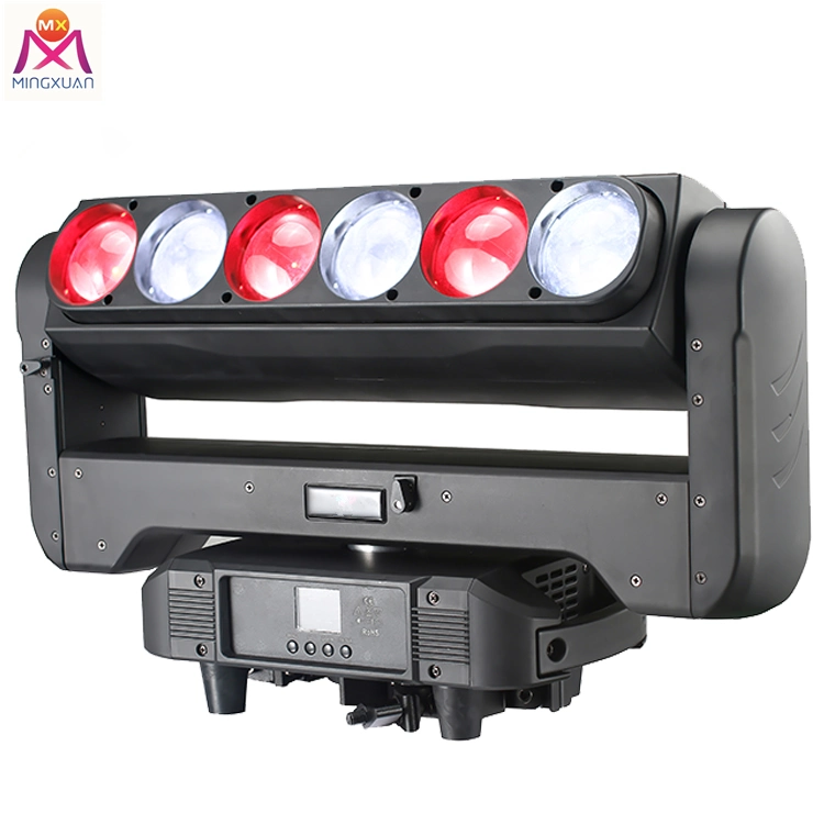 6*60W RGBW LED Focus Dye Moving Head Lights Stage Light