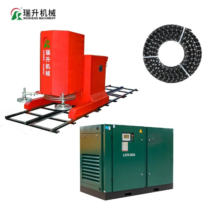 Stone Cutting Machine Granite Diamond Wire Saw for Block Cutter on Marble Quarry