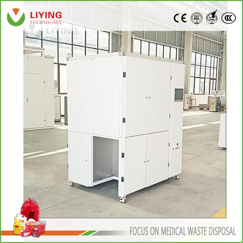 Eco-Friendly Clinical Infectious Medical Garbage Microwave Disinfection Technology on-Site Disposal Treatment Equipment