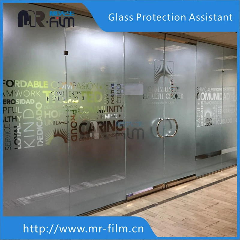 Frosted Decorative Window Film Transparent Window Glass Films for Office/Home Decoration