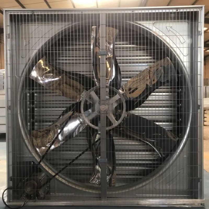 Système de ventilation industrielle à flux axial avec faible bruit Ventilateur d'extraction pour serre