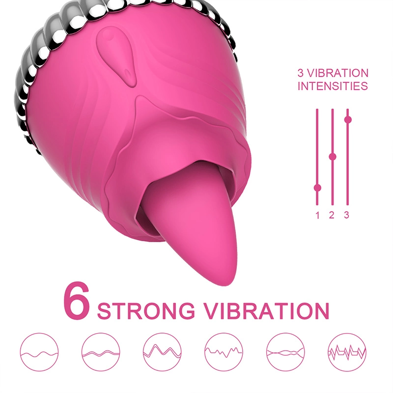 Sucking Vibrator Strong Shock Sucking Teasing Vibrator Rose