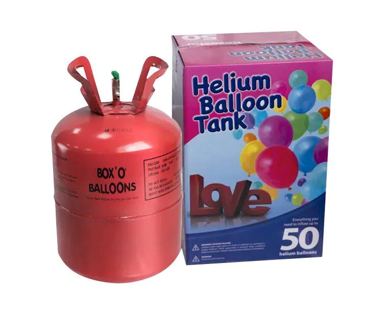 Ballonpumpe Neue Freigabe Einweg Pure 99,95% 70balloons mit Gas HE 50lb Helium Gas zuverlässiger Lieferant