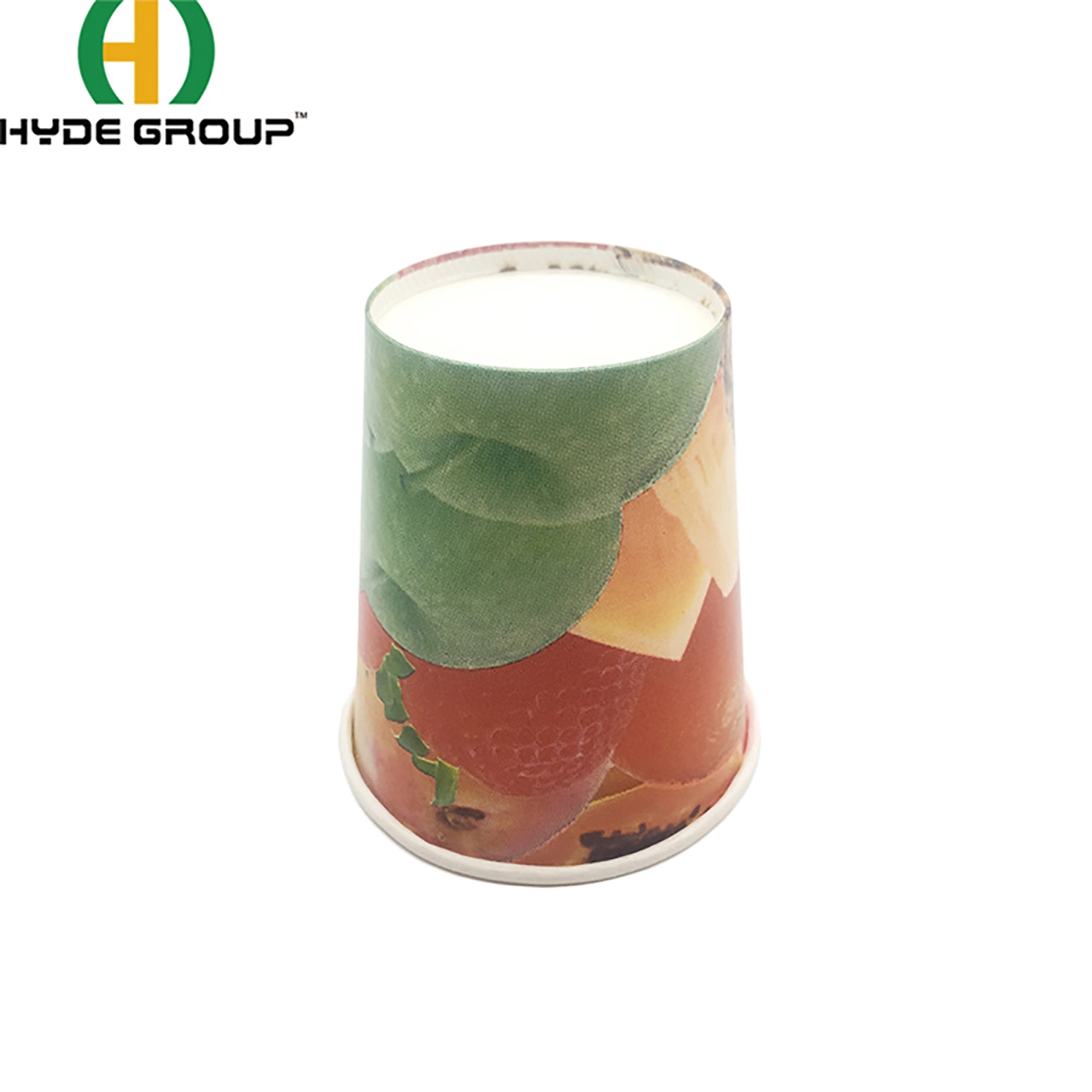 Coloured Double PE Coated Cold Drinks Paper Cups with Plastic Lids