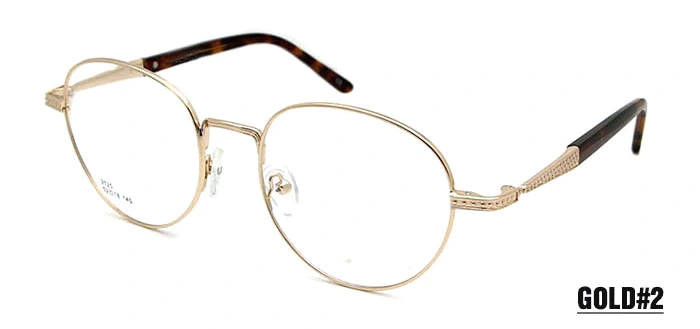 Fashionable Round Shape Stainless Steel Glasses Optical Frame (2125)