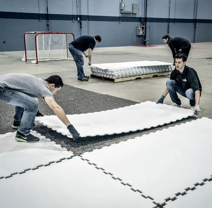 Home Verwendung Schlittschuhbahn Boden Synthetische Eisbahn Board UHMWPE Laken für Eishockey