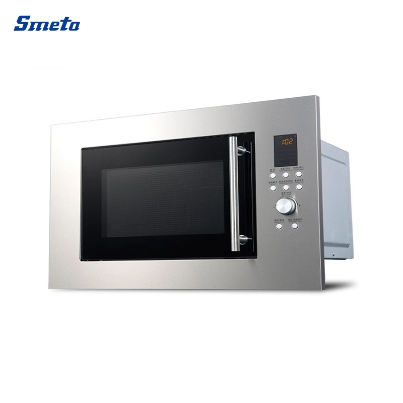 Smeta OEM Stainless Steel Handle Grill Digital Built-in Microwave Oven