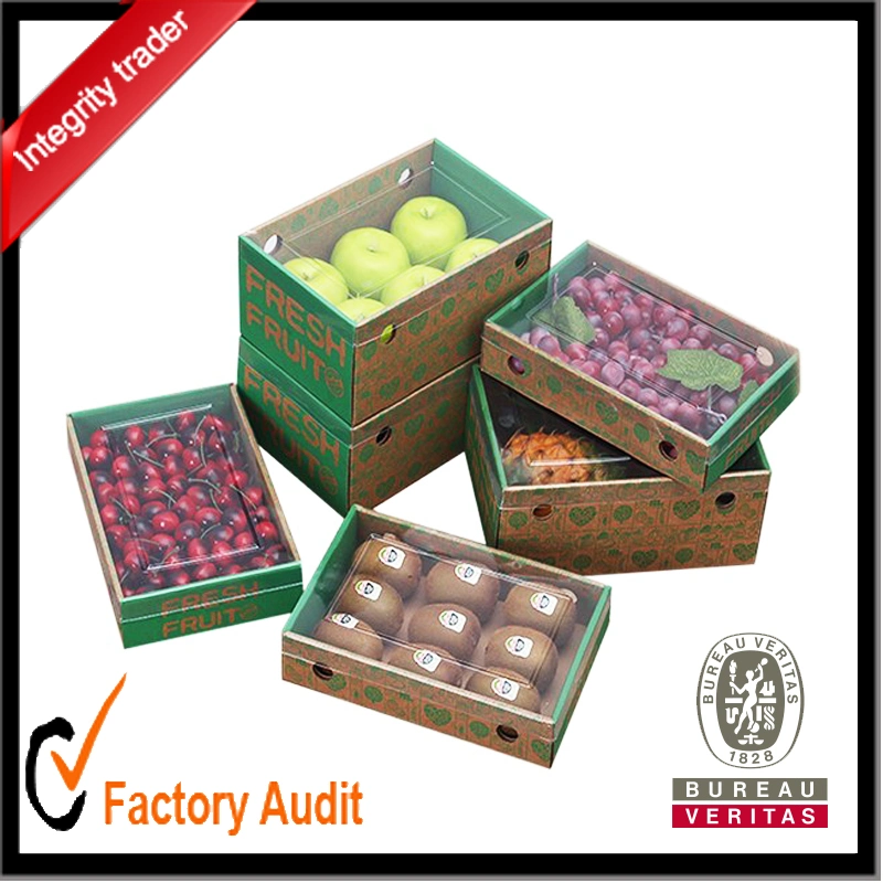 Wholesale/Supplier Custom Cheapest Supermarket Fruits Store Mangos Packing Display Cardboard Box with Printing, Fruits Packaging Box, Paper Gift Box