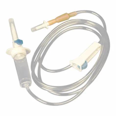 Tubulure de perfusion jetable /tubulure IV avec embout Luer pour aiguille Évent d'aération