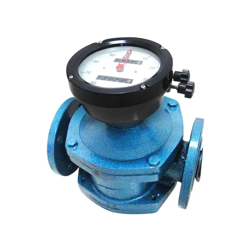 2 Inch Mechanical Register Pd High Viscosity Oval Gear Flow Meter for Crude Oil