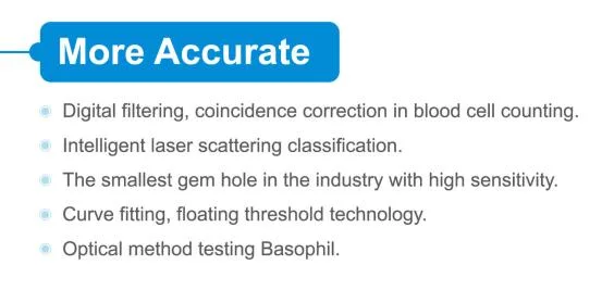 Getein BHA 5000 Medizinischer automatischer Hämatologie-Analysator mit gutem Preis