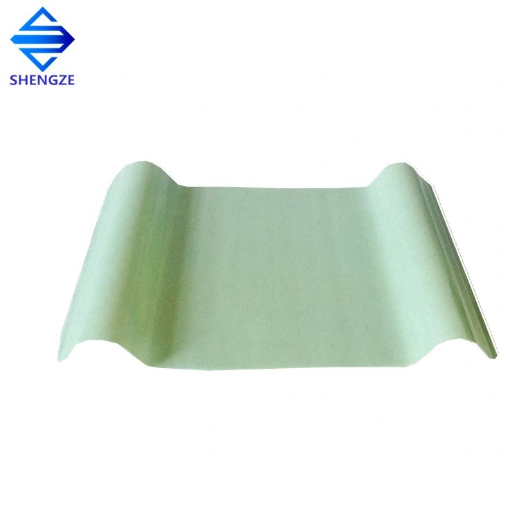 Greenhouse Corrugated FRP Skylight Clear GRP Roofing Panel Material