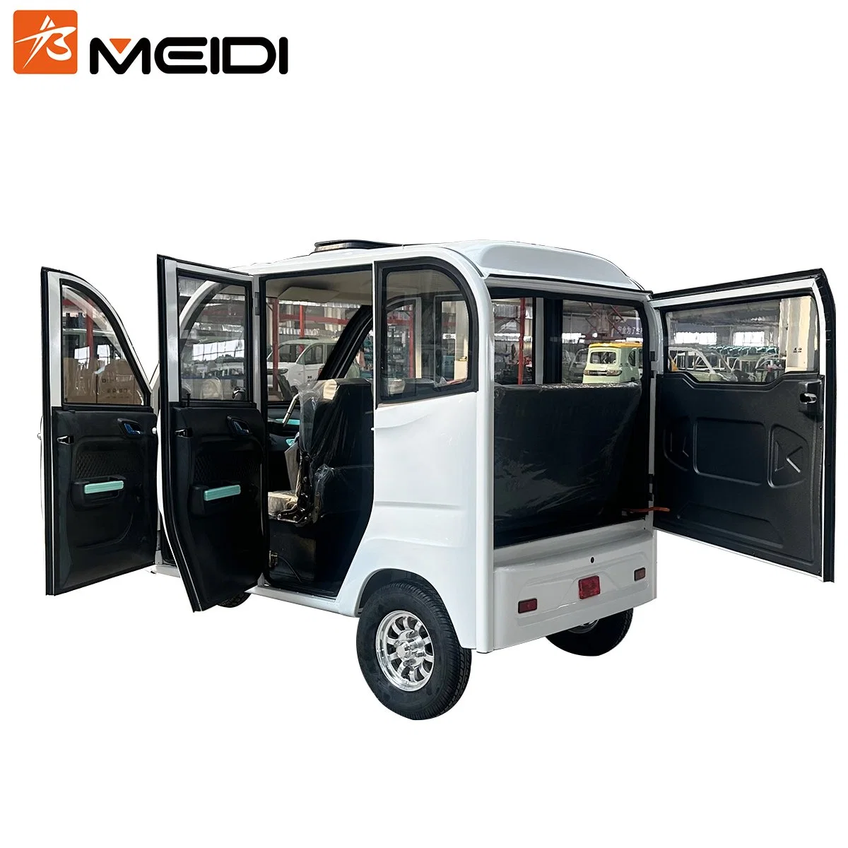 Meidi 3 колесо 2023 Новый полностью закрытый электрический пассажирский трехколесный цикл Для взрослых