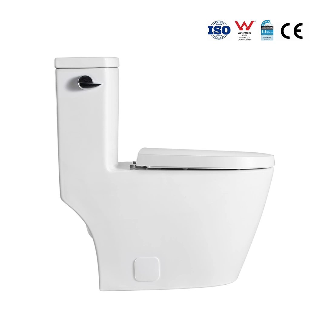 Ausgezeichnete S-Trap 300mm siphonic Toilette ein Stück Günstige Sanitärkeramik Türkei Wc.