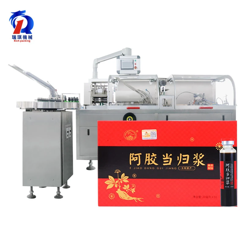 Automatic Bottle Sachet Blister Carton Box Packaging Cartoning Machine