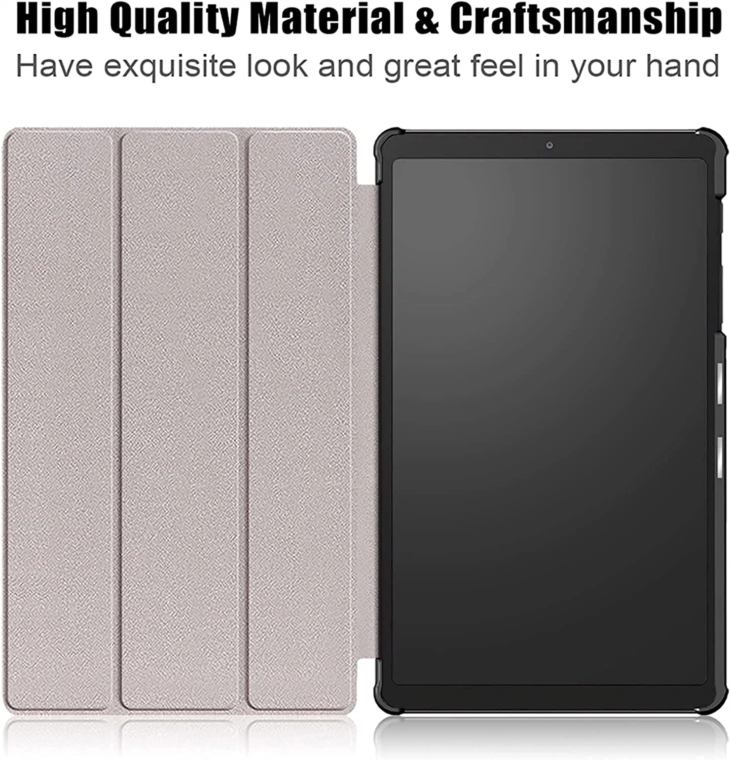 Housse Folio en cuir ultra fin pour Samsung Galaxy Étui pour tablette Tab A7 Lite 8.7 pouces T220/T225/T227