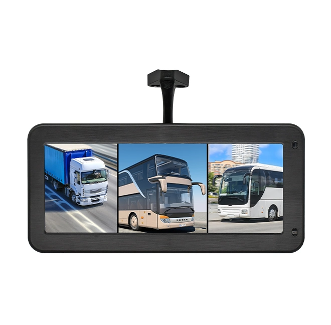 12.3inch DVR 2split Screen Bus Truck RV Electronic Monitor with Cameras