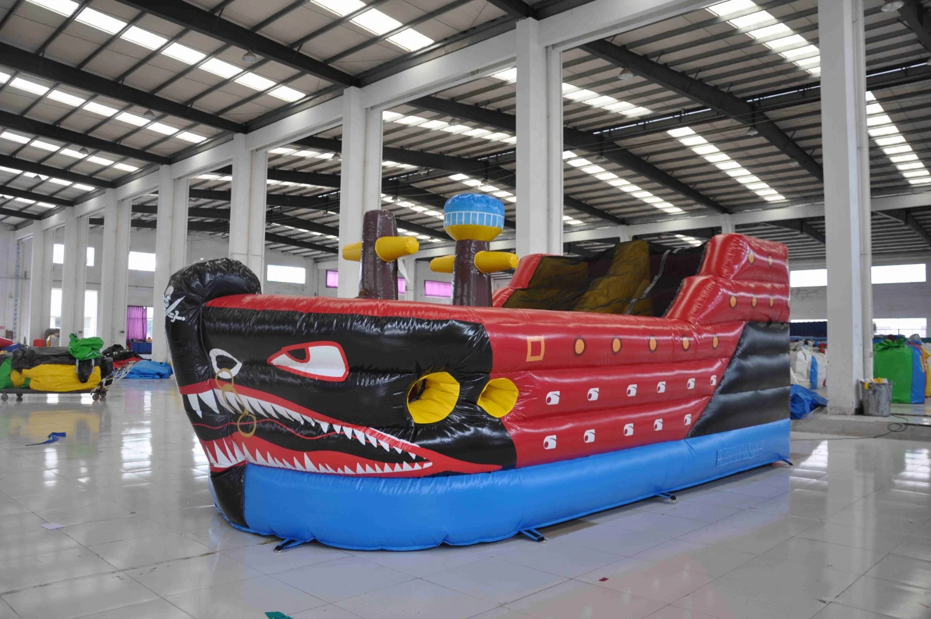 Supermarket Decoration Pirate Boat Inflatable Pirate Ship for Chirdren (AQ1523)