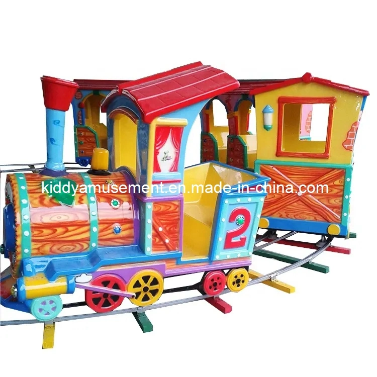 Ce Amusement Park Rides Track Electric train for Playground