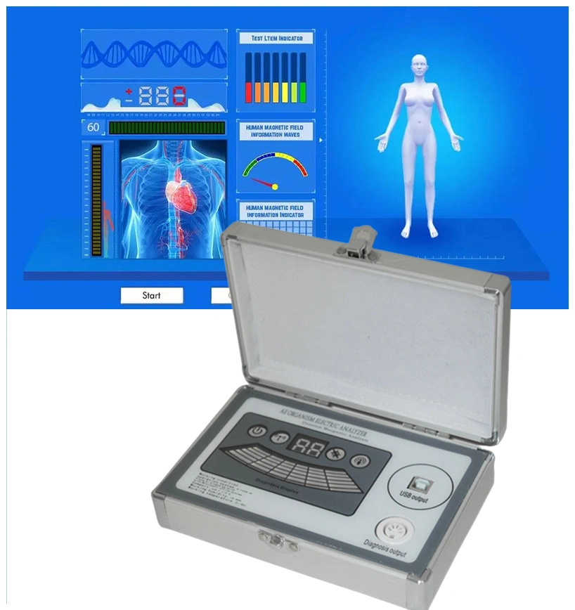 Quantum Analyseur de santé corporelle par résonance magnétique Analyseur de santé corporelle complet avec instrument d'analyse de rapport