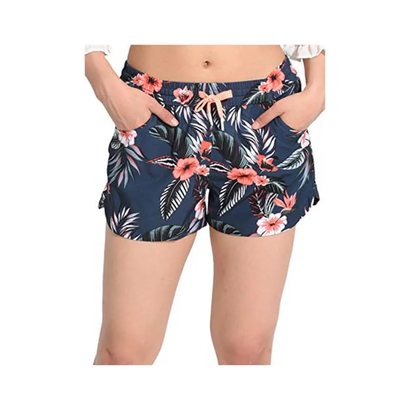 Custom Black Women Plus Size Sublimation Swimming Clothing Surf Beach Board Shorts Soft Fabric Casual Wear