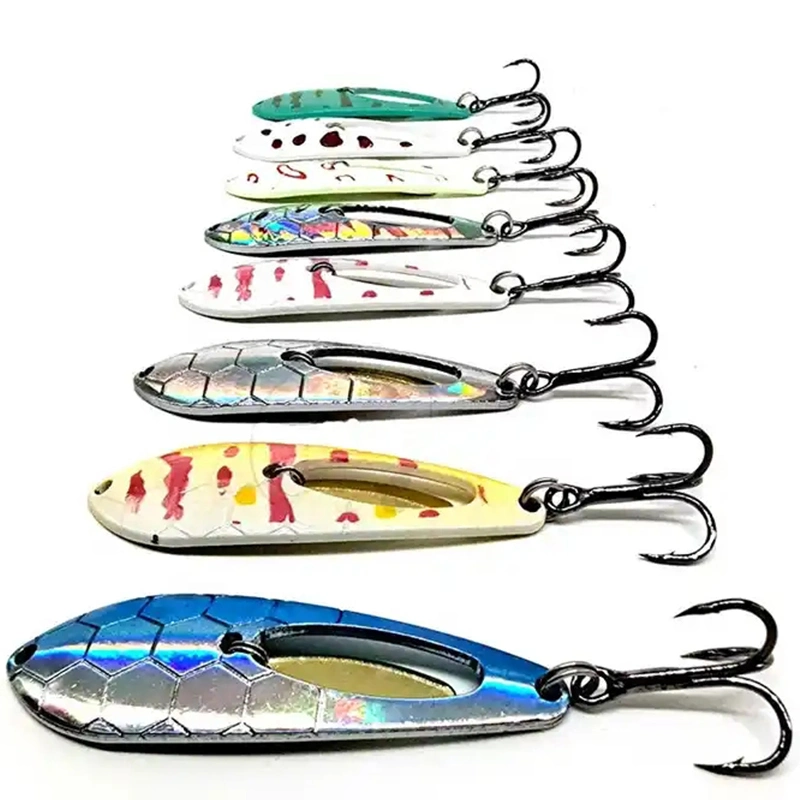 New Design Metal Spoon Spinner 1.8g 5g 10g Fishing Lures Trolling Bait Artificial Hard Lures