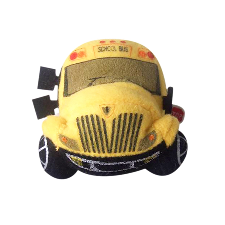 Intellectually Beneficial Baby Toy Wholesale/Supplier Custom Plush Stuffed Cartoon School Bus Toy