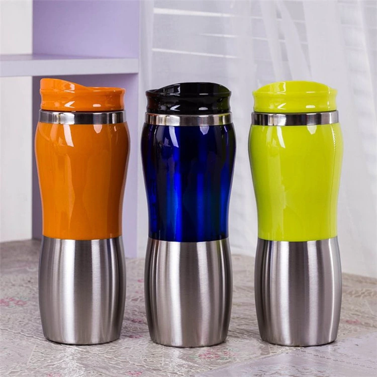 De conception OEM pour sublimation chauffé en acier inoxydable de tasse de voyage (SH-SC63)