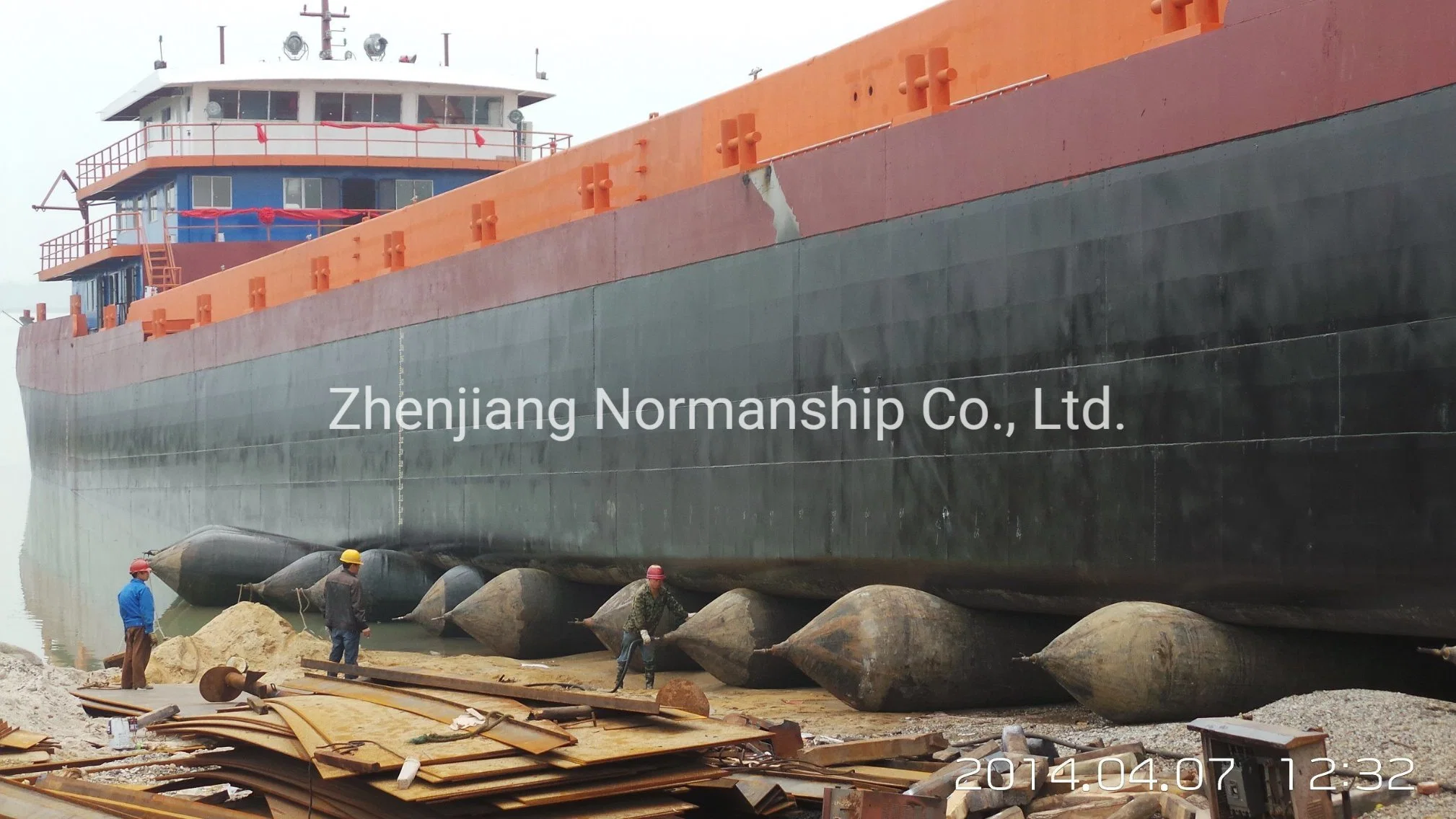 Rubber Marine Lifting Salvage Inflatable Airballoon Airbag for Ship's Launching