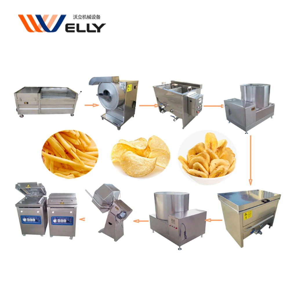 Semi Automatic Potato Banana Chips Processing Production Line Machine Manufacturers