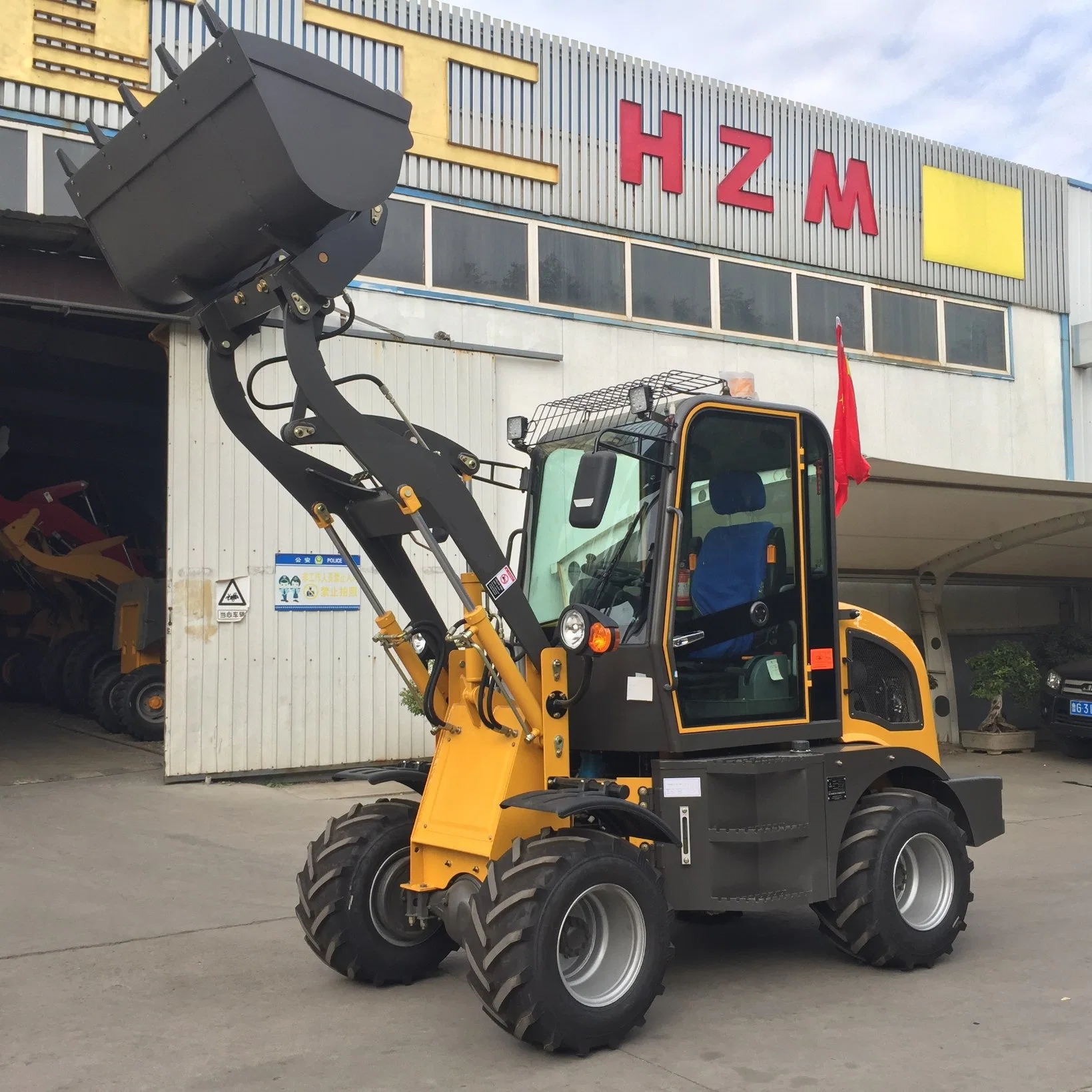 Hzm908 0.8ton Mini Wheel Loader Popular in Farms for Sale