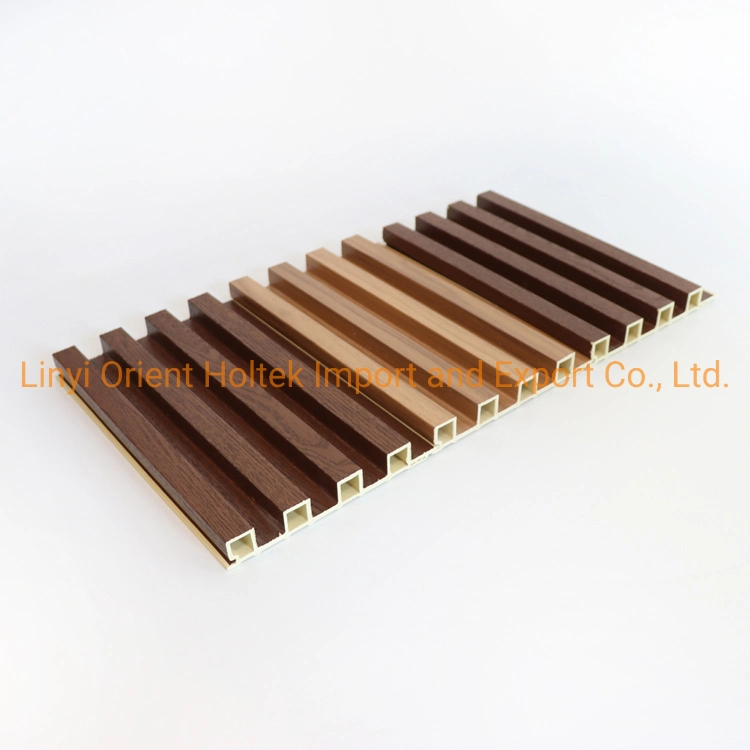 Deep Embossing Wood Grain Co-Extrusion Wall Cladding Easy Installation WPC Wall Panel