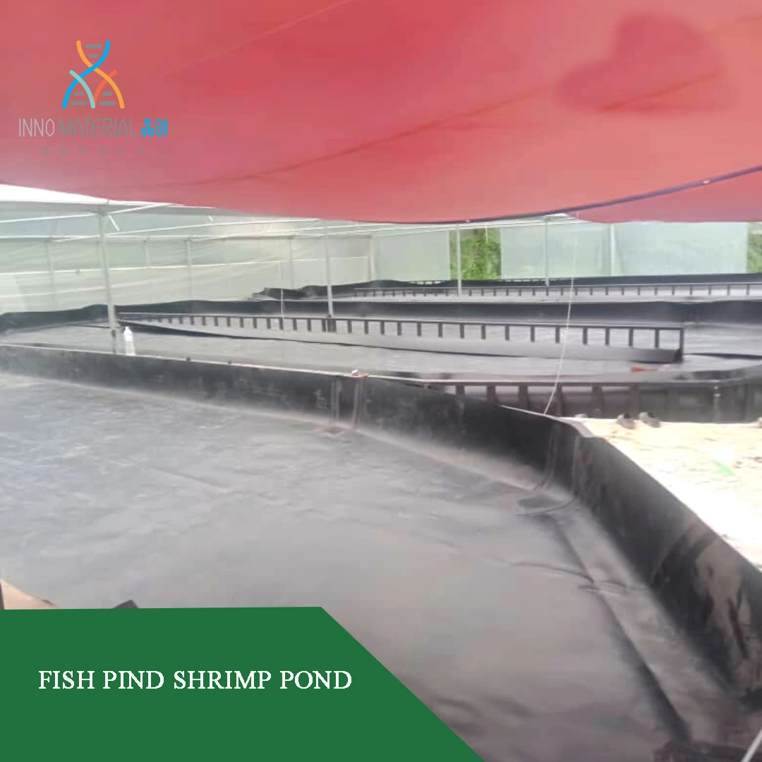 Tear Resistance Environmental Project Woven Geotextile or Customized 1.0mm HDPE Geomembrane Pond Liner