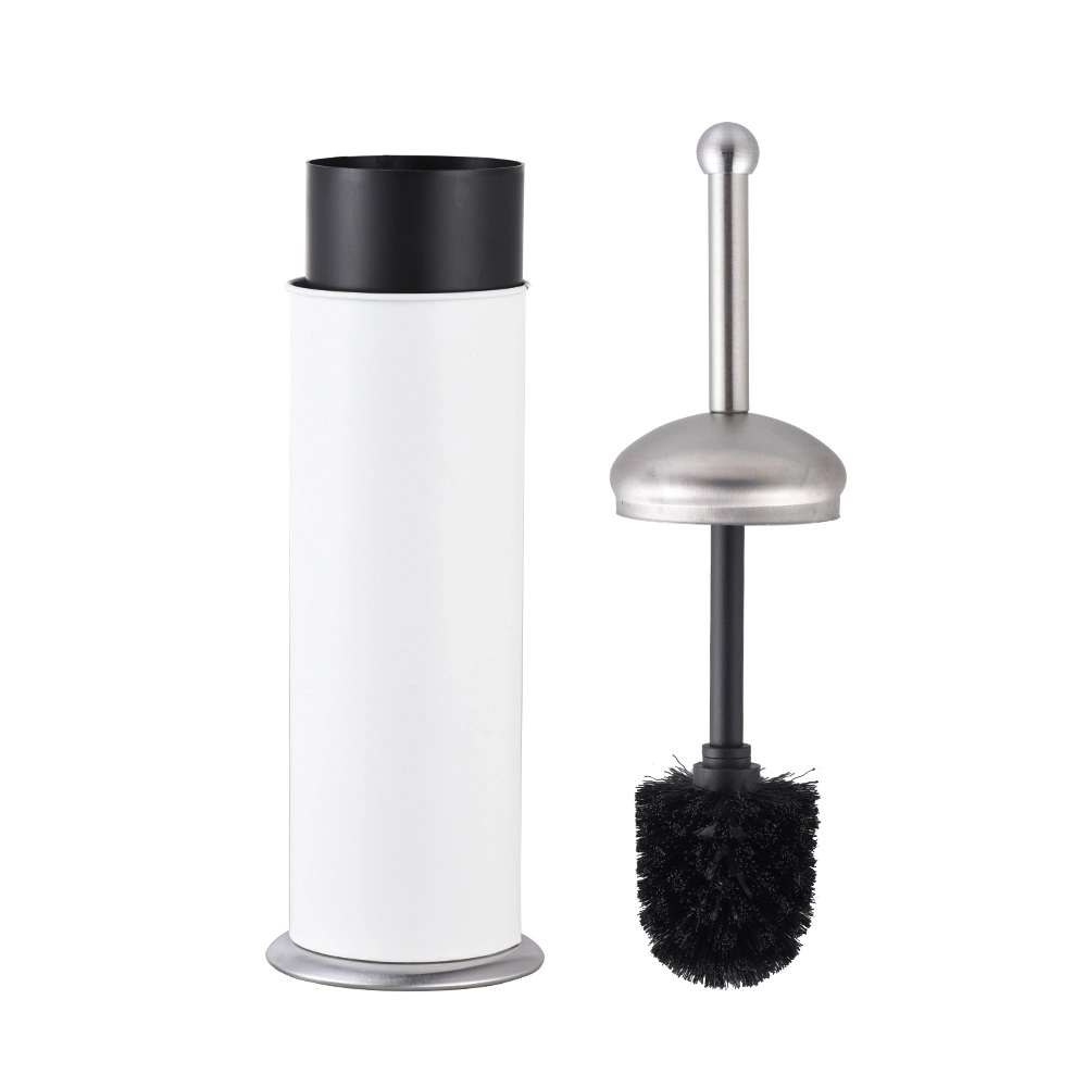 Plastic Toilet Brush Holder Set Bathroom Standing Toilet Durable