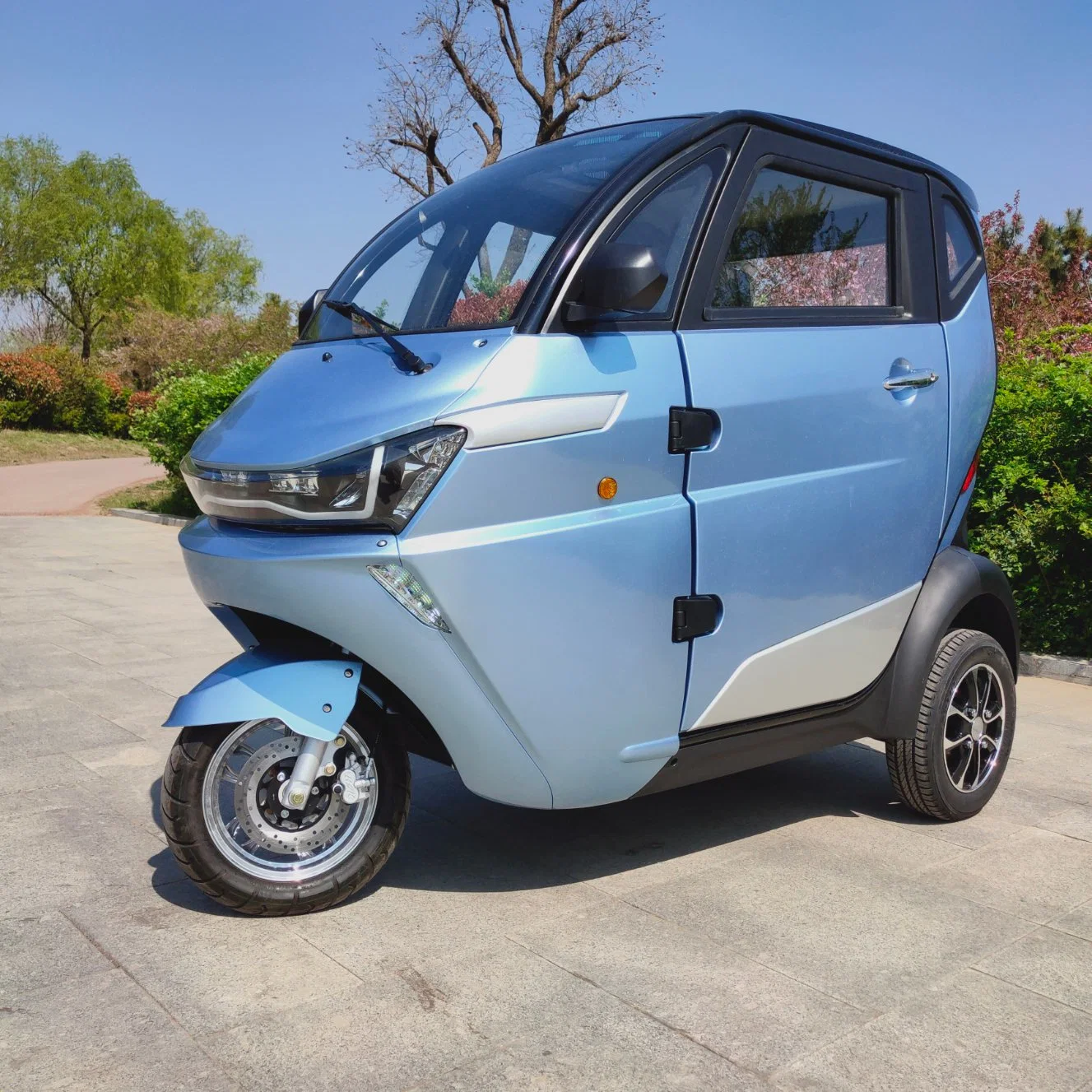 EEC L2e Mobility Motor 3 Wheel Trike Electric with Closed Cabin