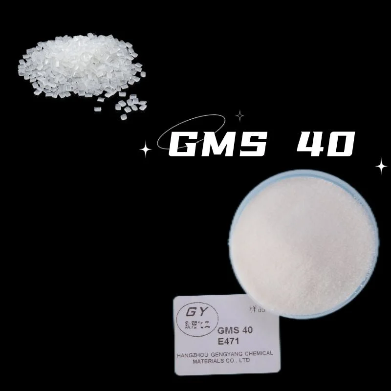 Estearato de gliceril e estearato de gliceril e não se-GMS, estearato de Peg-100, emulsionantes para uso de alimentos farmacêuticos e cosméticos em plástico