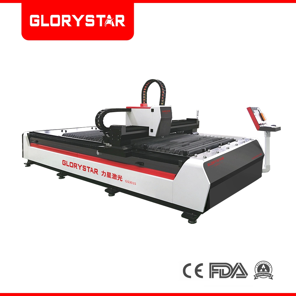 Factory Price Fiber Optic Laser Cutter Bar for Steel and Iron (GS-3015 2000W)